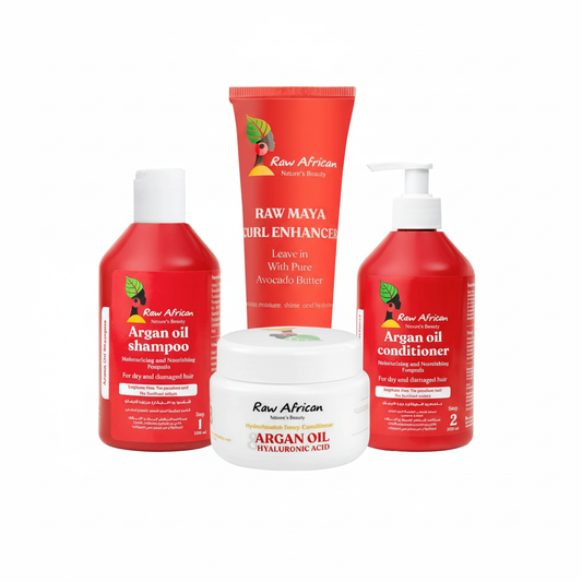 Raw African RAW MAYA Hair Care Bundle - Enhanced