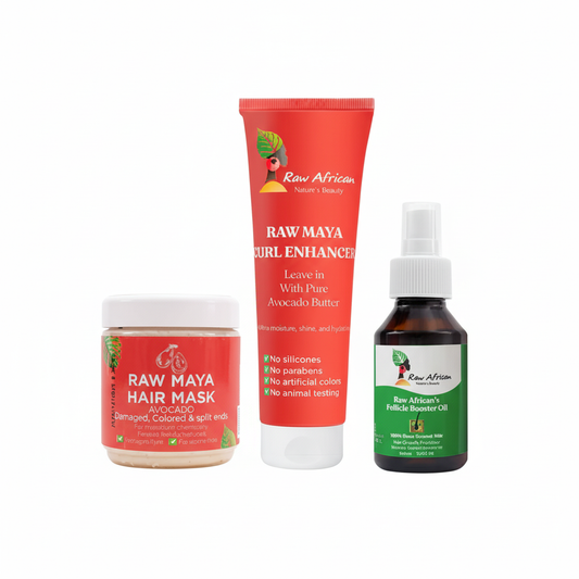 Raw African RAW MAYA Hair Care Trio - Enhanced