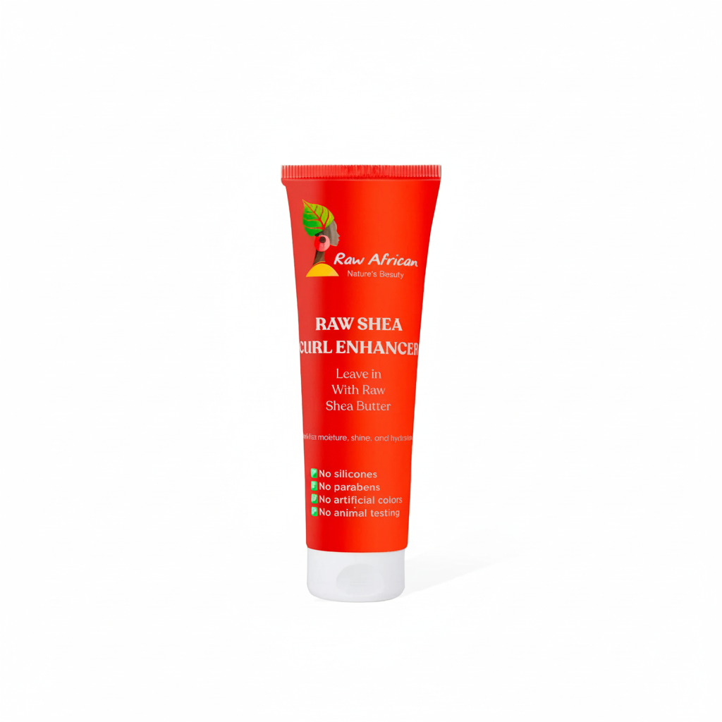 Raw African RAW SHEA CURL ENHANCER - Enhanced