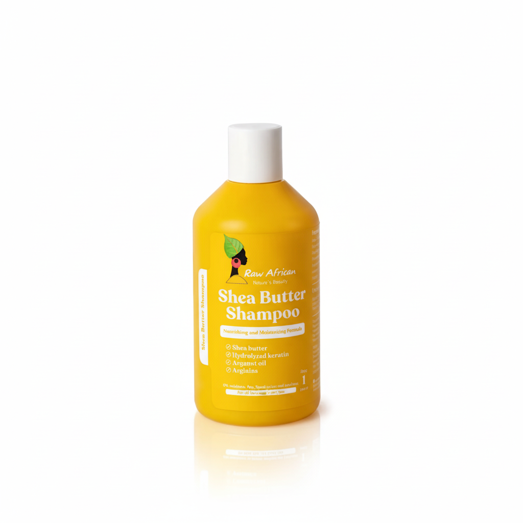 Raw African Shea Butter Shampoo - Enhanced