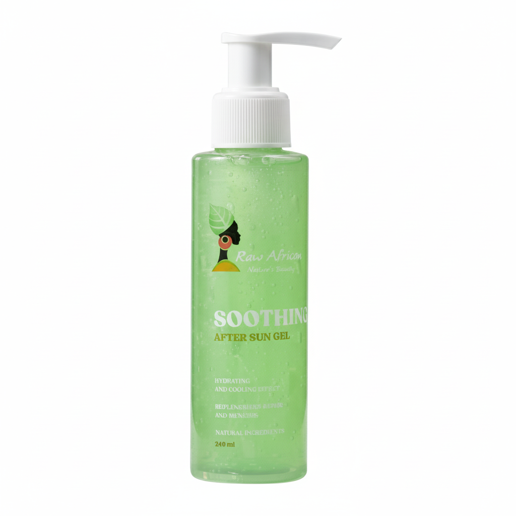 Raw African SOOTHING AFTER SUN GEL - Enhanced