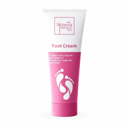 Skinova Foot Cream with pure white background