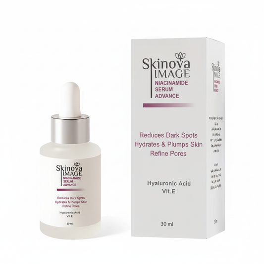 Skinova Niacinamide Serum with pure white background