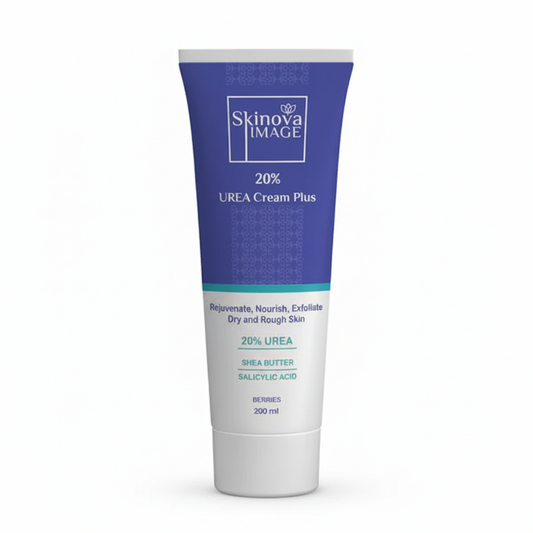 Skinova Urea Cream with pure white background