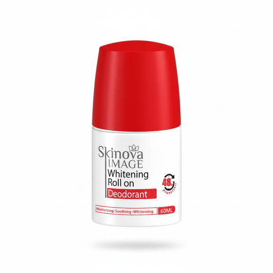 Skinova Whitening Deodorant Red with pure white background