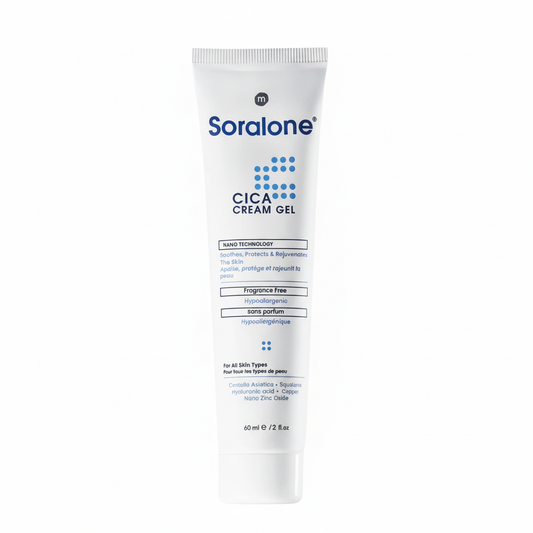 Soralone CICA Cream Gel with pure white background