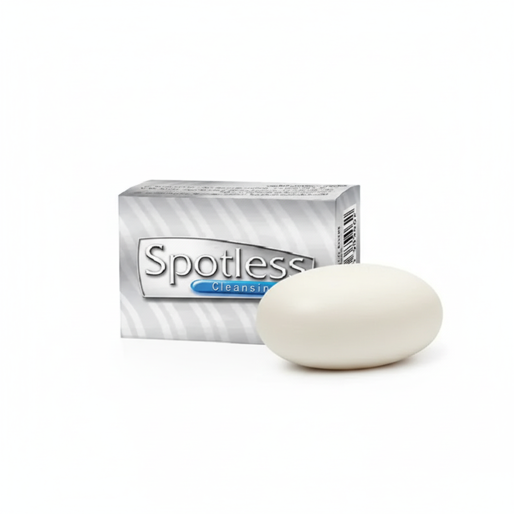 Spotless Cleansing Bar with pure white background
