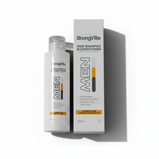 StrongVille Men 2-in-1 shampoo and conditioner 250ml for men's hair care