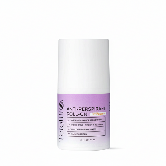 Telofill Anti-Perspirant Roll-On be papaya 60ml - 48HR Sweat & Odor Control - KAFI Egypt