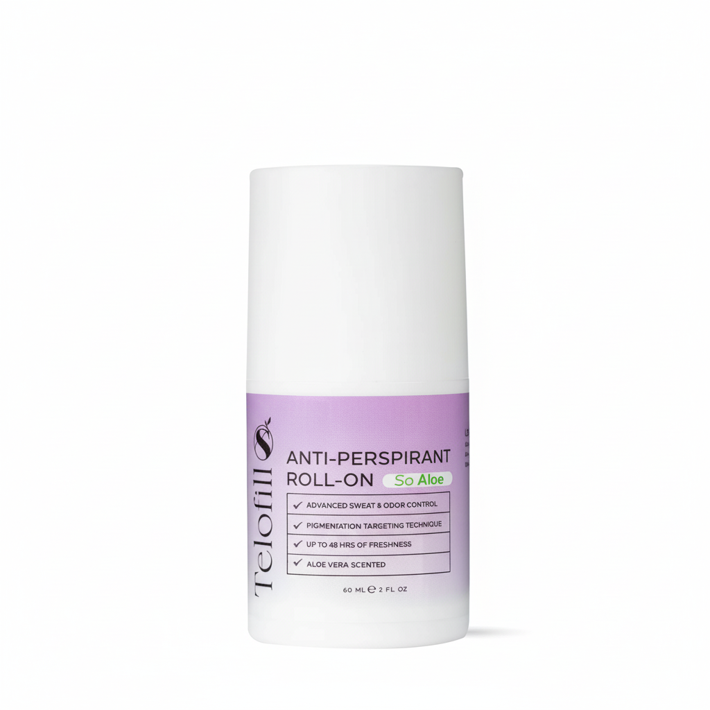 Telofill Anti-Perspirant Roll-On so aloe 60ml - 48HR Sweat & Odor Control - KAFI Egypt
