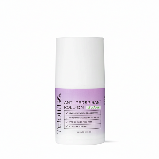 Telofill Anti-Perspirant Roll-On so aloe 60ml - 48HR Sweat & Odor Control - KAFI Egypt