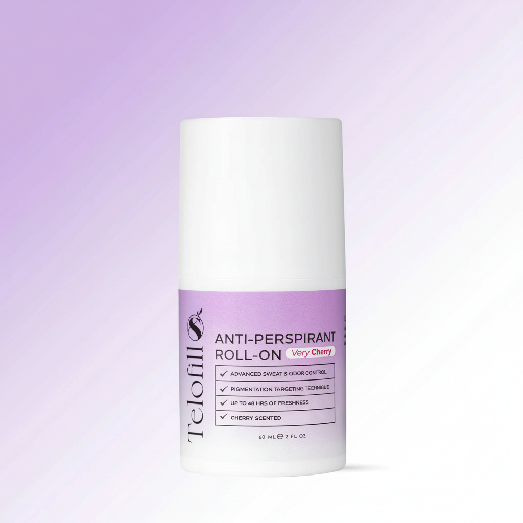 Telofill Anti-Perspirant Roll-On Very Cherry 60ml - 48HR Sweat & Odor Control - KAFI Egypt