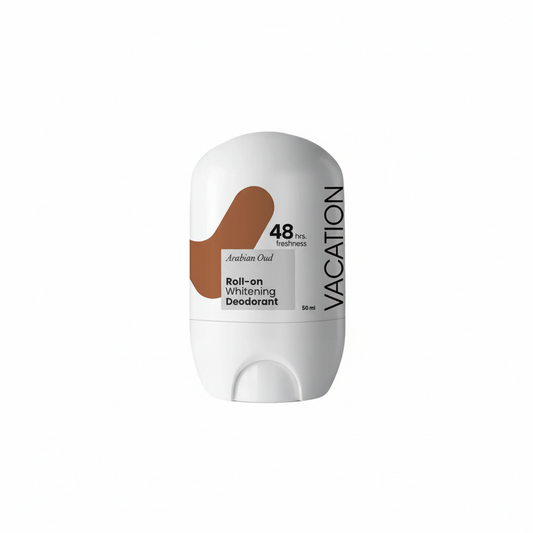 Vacation Arabian Oud Deodorant with pure white background