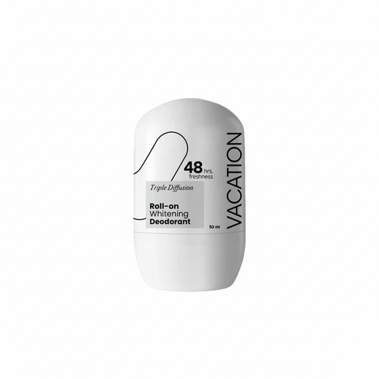 Vacation Triple Diffusion Deodorant with pure white background